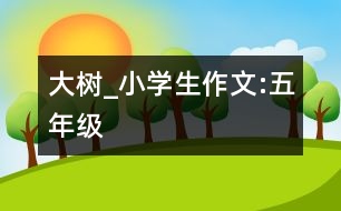 大樹_小學(xué)生作文:五年級