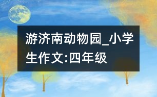 游濟南動物園_小學生作文:四年級