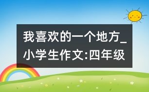 我喜歡的一個地方_小學(xué)生作文:四年級