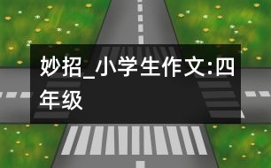 妙招_小學(xué)生作文:四年級(jí)