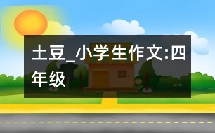 土豆_小學(xué)生作文:四年級