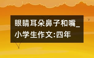 眼睛、耳朵、鼻子和嘴_小學(xué)生作文:四年級(jí)