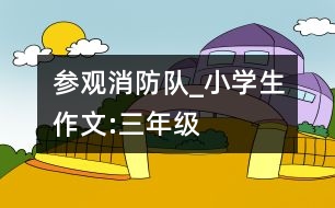 參觀消防隊(duì)_小學(xué)生作文:三年級(jí)