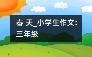 春 天_小學(xué)生作文:三年級