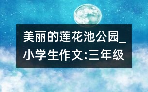 美麗的蓮花池公園_小學(xué)生作文:三年級(jí)