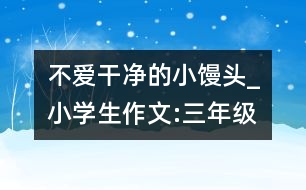 不愛干凈的小饅頭_小學(xué)生作文:三年級