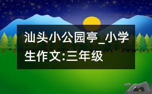 汕頭小公園亭_小學(xué)生作文:三年級(jí)