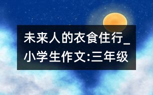 未來(lái)人的衣食住行_小學(xué)生作文:三年級(jí)