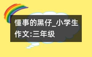 懂事的黑仔”_小學生作文:三年級