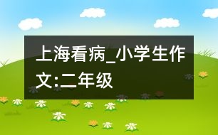 上海看病_小學(xué)生作文:二年級(jí)