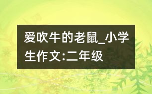 愛(ài)吹牛的老鼠_小學(xué)生作文:二年級(jí)