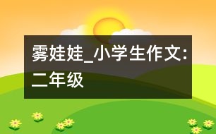 霧娃娃_小學(xué)生作文:二年級