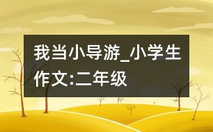 我當小導游_小學生作文:二年級