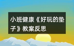 小班健康《好玩的墊子》教案反思