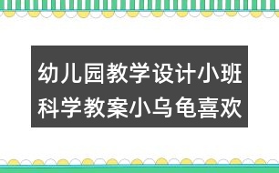 幼兒園教學(xué)設(shè)計(jì)小班科學(xué)教案小烏龜喜歡的食物反思