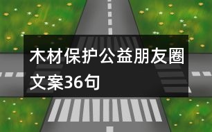 木材保護(hù)公益朋友圈文案36句