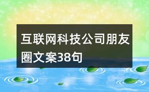 互聯(lián)網科技公司朋友圈文案38句