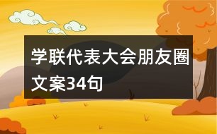 學聯(lián)代表大會朋友圈文案34句