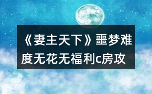 《妻主天下》噩夢(mèng)難度無(wú)花無(wú)福利c房攻略