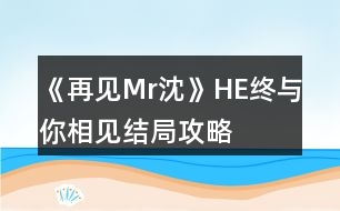 《再見Mr沈》HE終與你相見結(jié)局攻略