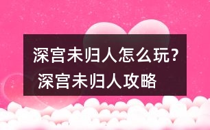 深宮未歸人怎么玩？ 深宮未歸人攻略