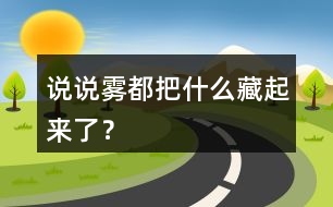 說說霧都把什么藏起來了？