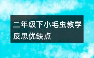 二年級(jí)下小毛蟲教學(xué)反思優(yōu)缺點(diǎn)