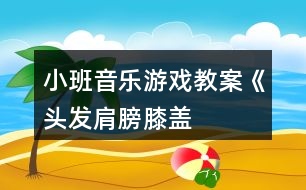 小班音樂游戲教案《頭發(fā)、肩膀、膝蓋、腳》反思