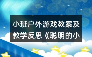 小班戶外游戲教案及教學(xué)反思《聰明的小兔》