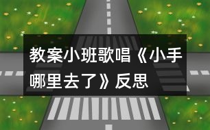 教案小班歌唱《小手哪里去了》反思