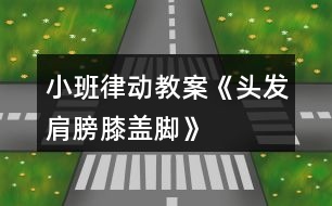 小班律動教案《頭發(fā)、肩膀、膝蓋、腳》教學(xué)設(shè)計反思