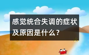 感覺統(tǒng)合失調(diào)的癥狀及原因是什么？