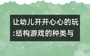 讓幼兒開開心心的玩:結(jié)構(gòu)游戲的種類與指導(dǎo)