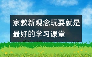 家教新觀念：玩耍就是最好的學(xué)習(xí)課堂