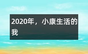 2020年，小康生活的我