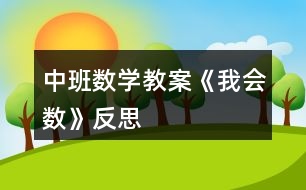 中班數(shù)學(xué)教案《我會(huì)數(shù)》反思