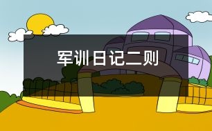 軍訓日記二則