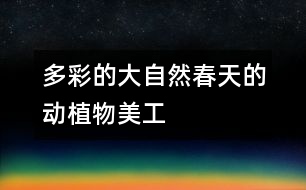 多彩的大自然——春天的動、植物（美工）