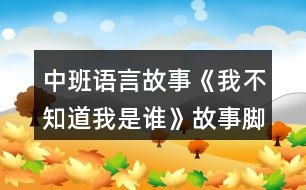 中班語言故事《我不知道我是誰》故事腳本反思