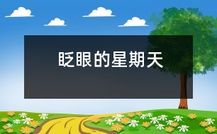 眨眼的星期天