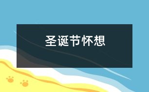 圣誕節(jié)懷想