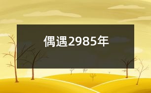 偶遇2985年