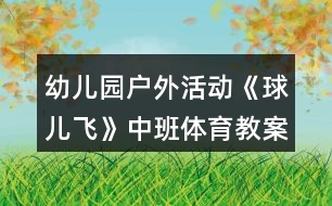 幼兒園戶(hù)外活動(dòng)《球兒飛》中班體育教案