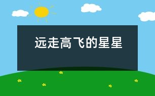 遠(yuǎn)走高飛的星星