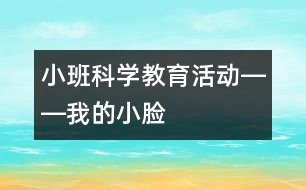 小班科學教育活動――我的小臉