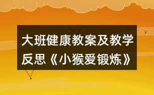 大班健康教案及教學(xué)反思《小猴愛鍛煉》