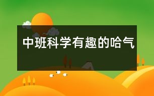 中班科學(xué)：有趣的哈氣