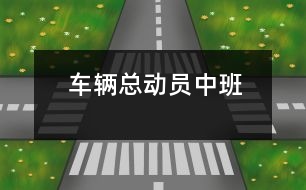 車輛總動員（中班）