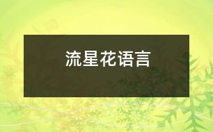 流星花（語言）