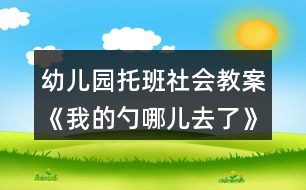 幼兒園托班社會(huì)教案《我的勺哪兒去了》反思